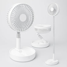 TELESCOPIC ELECTRIC DESKTOP FAN, HEIGHT ADJUSTABLE, FOLDABLE & PORTABLE FOR TRAVEL/CARRY | SILENT TABLE TOP PERSONAL FAN FOR BEDSIDE, OFFICE TABLE (Battery Not Include)